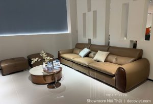 Sofa Giường Chỉnh Điện Bọc Da Bò 1177T