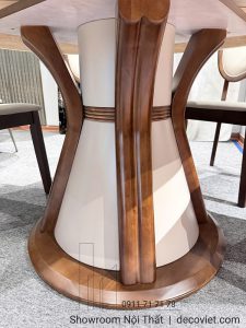 Bàn Ăn Tròn Gỗ 6 Người 3015S
