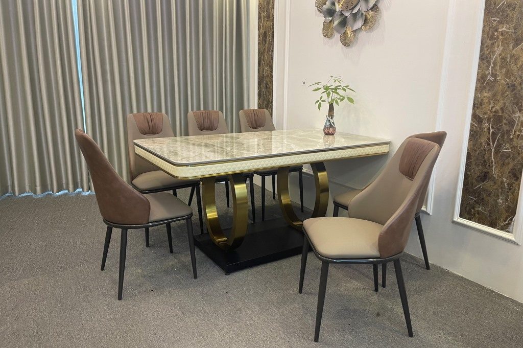 BÀN ĂN NHẬP KHẨU 6 GHẾ 761S