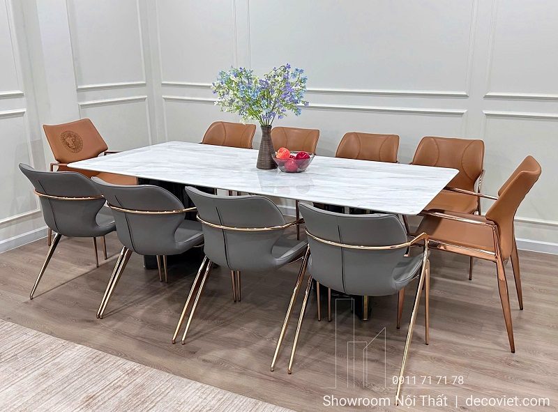 Bàn Ăn 10 Ghế 2m2 Nhập Khẩu 2851S