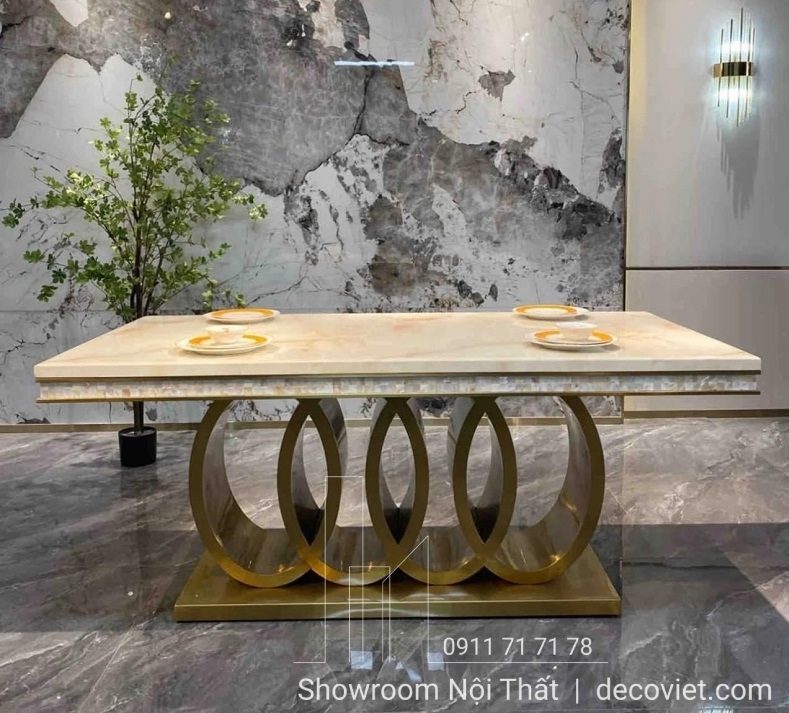 Bàn Ăn 10 Ghế Tân Cổ Điển 2875S