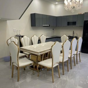 Bàn Ăn 10 Ghế Tân Cổ Điển 2875S