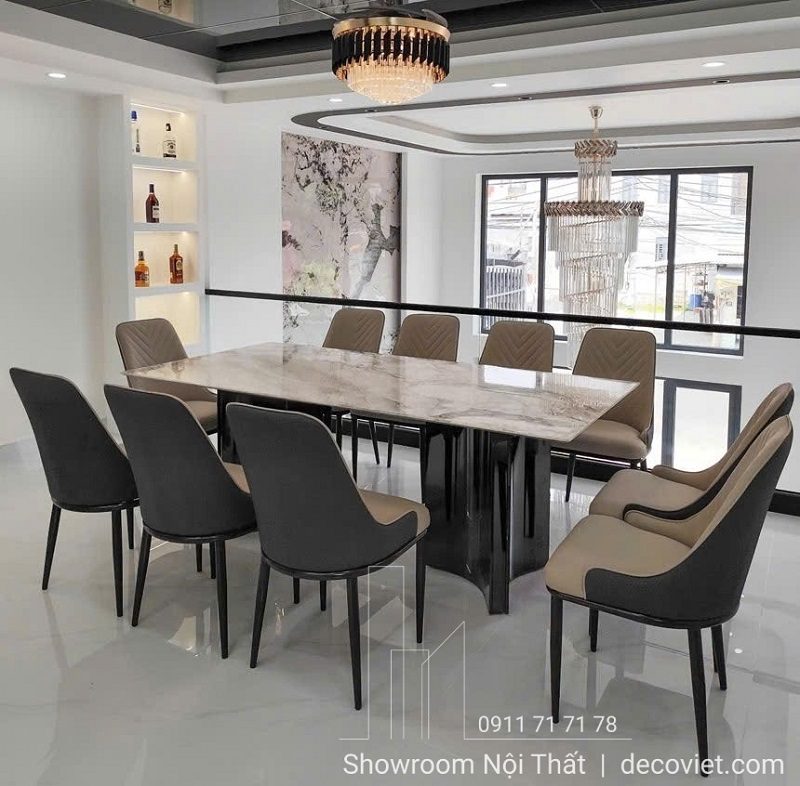 Bàn Ăn 2m Mặt Đá 10 Người 2765S