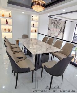 Bàn Ăn 2m Mặt Đá 10 Người 2765S