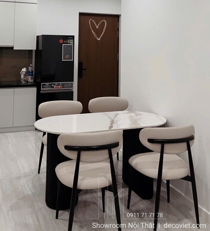 Bàn Ăn 4 Ghế Cho Nhà Nhỏ 2756S