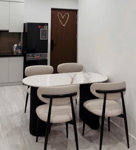 Bàn Ăn 4 Ghế Cho Nhà Nhỏ 2756S