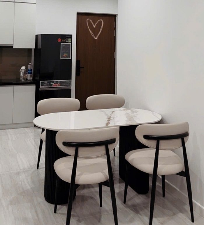 Bàn Ăn 4 Ghế Cho Nhà Nhỏ 2756S