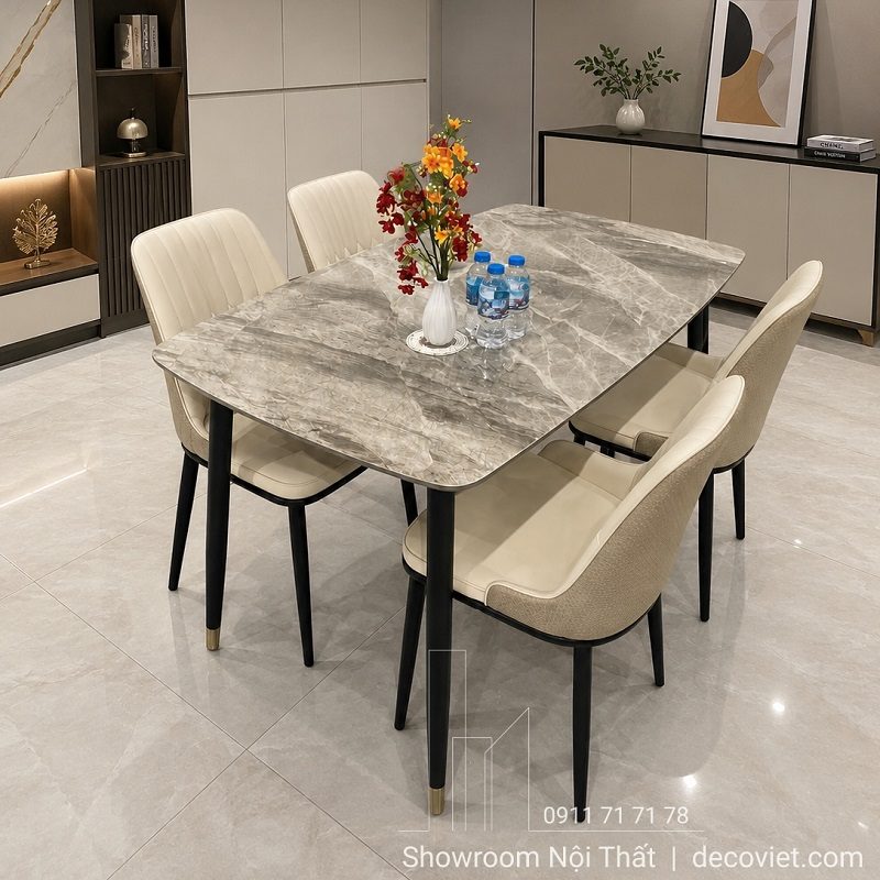 Bàn Ăn 4 Ghế Giá Rẻ 3007S