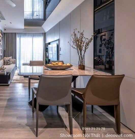 Bàn Ăn 4 Ghế Mặt Đá 2475S