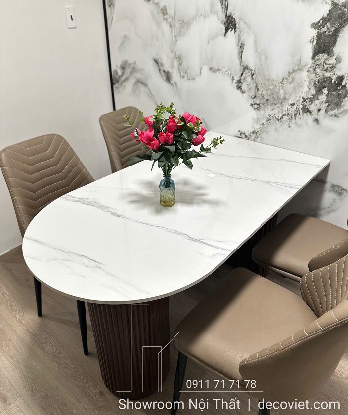 Bàn Ăn 4 Ghế Mặt Đá 2687S