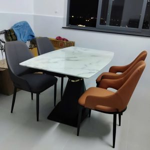 Bàn Ăn 4 Ghế Mặt Đá 2873S