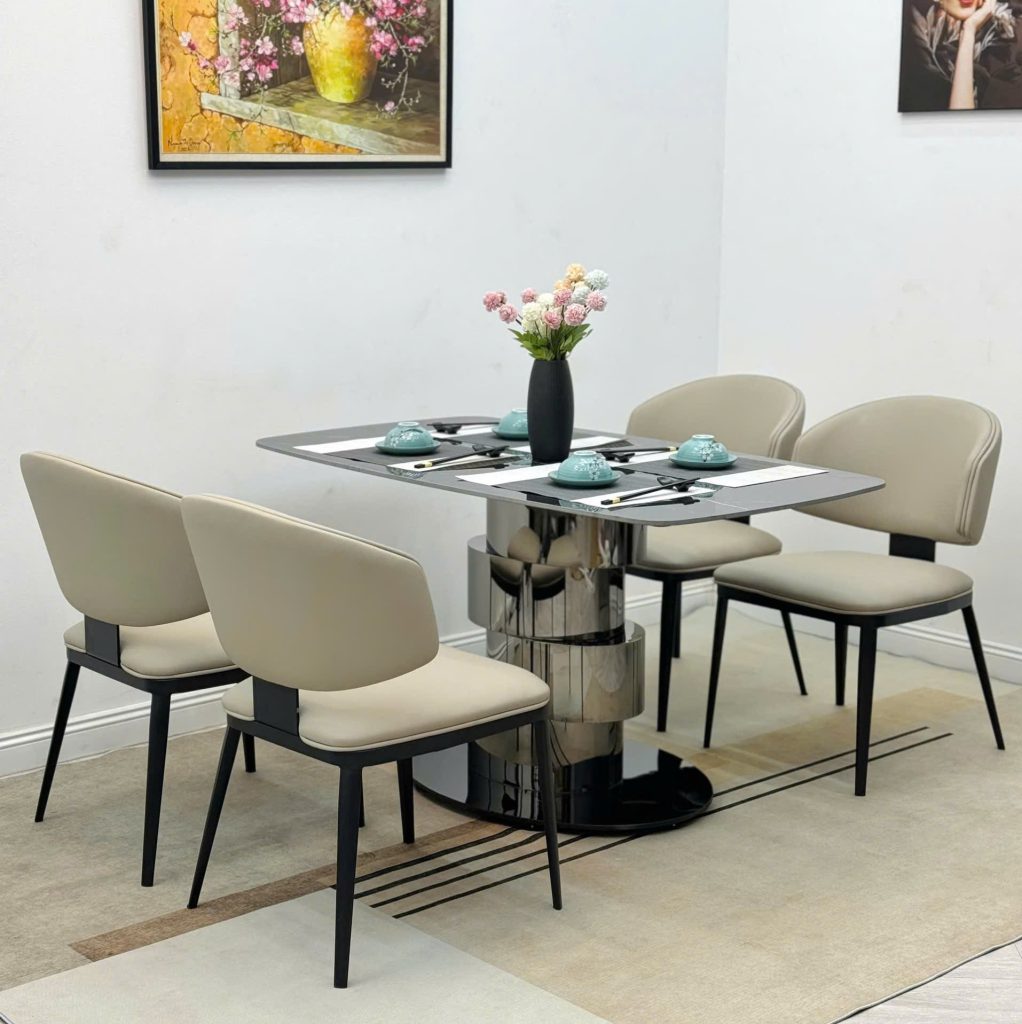 Bàn Ăn 4 Ghế Nhập Khẩu Hiện Đại 2531S