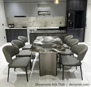 Bàn Ăn 6 Ghế Cao Cấp Hiện Đại 2651S