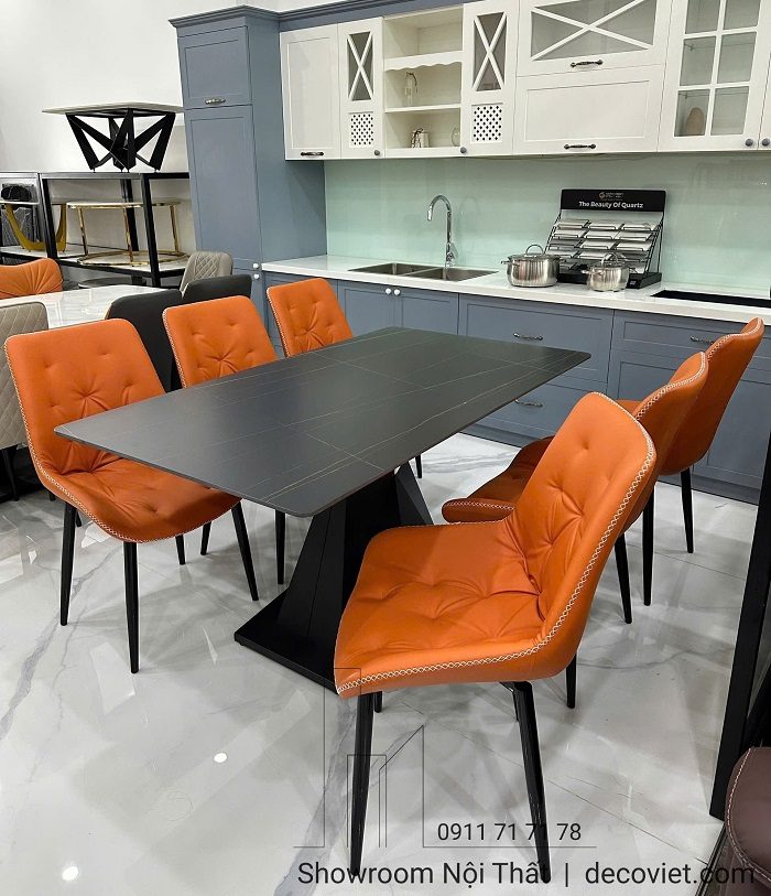 Bàn Ăn 6 Ghế Mặt Đá Giá Rẻ 2730S
