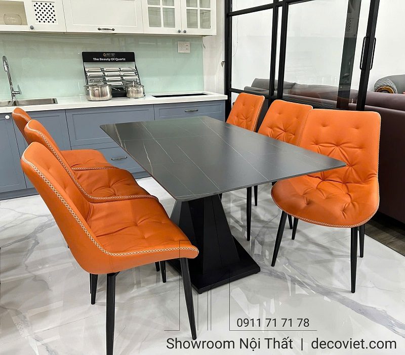 Bàn Ăn 6 Ghế Mặt Đá Giá Rẻ 2730S