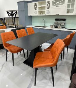 Bàn Ăn 6 Ghế Mặt Đá Giá Rẻ 2730S