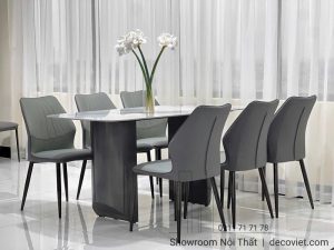 Bàn Ăn 6 Ghế Mặt Đá Hiện Đại 2459S