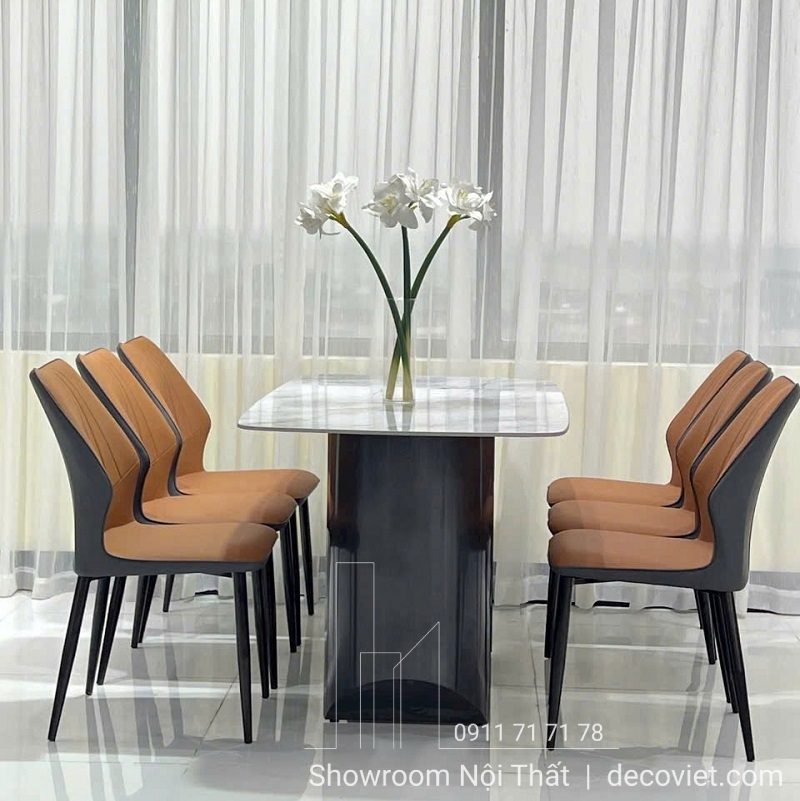 Bàn Ăn 6 Ghế Mặt Đá Hiện Đại 2459S