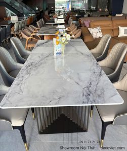 Bàn Ăn 6 Ghế Mặt Đá Hiện Đại 2856S