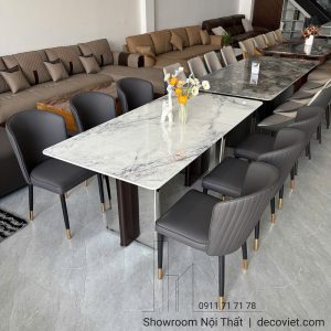 Bàn Ăn 6 Ghế Mặt Đá Hiện Đại 2898S