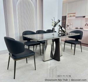 Bàn Ăn 6 Ghế Mặt Đá Nhập Khẩu 2893S
