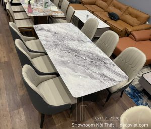 Bàn Ăn 6 Ghế Mặt Đá Sang Trọng 2884S