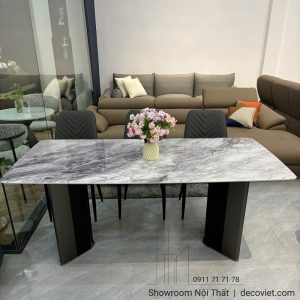 Bàn Ăn 6 Ghế Mặt Đá Tự Nhiên 2897S