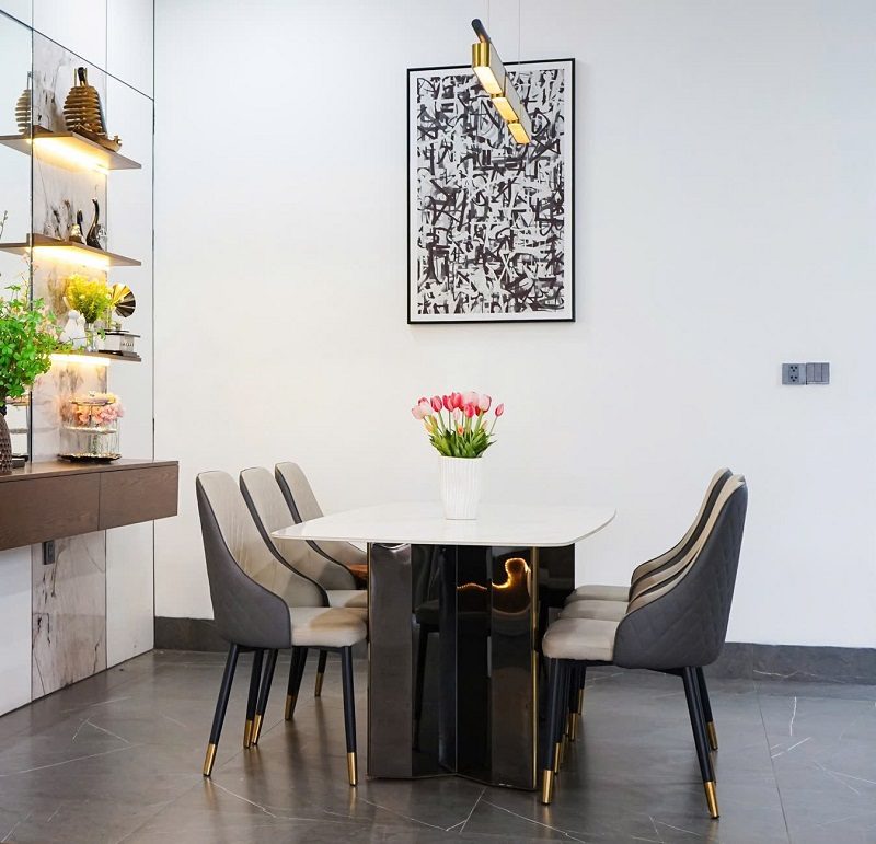 Bàn Ăn 6 Ghế Nhập Khẩu 2529S