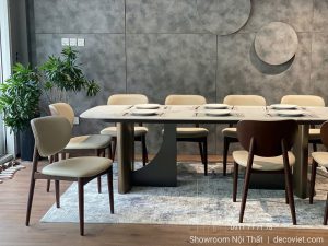 Bàn Ăn 8 Ghế Hiện Đại Cao Cấp 2833S