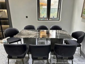 Bàn Ăn 8 Ghế Mặt Đá Hiện Đại 2608S
