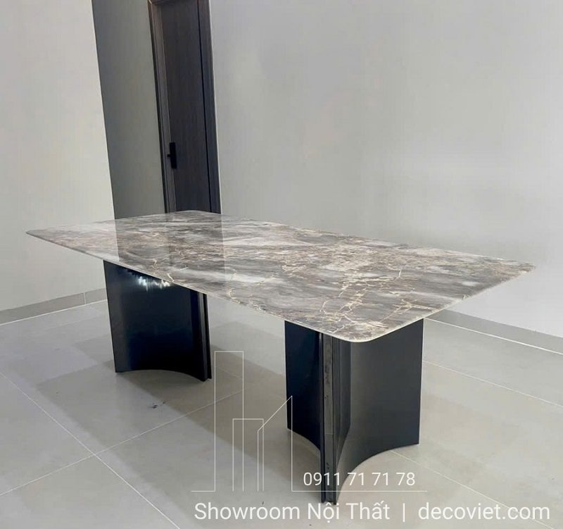 Bàn Ăn 8 Ghế Mặt Đá Nhập Khẩu 2422S