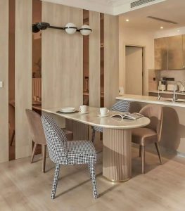 Bàn Ăn Chung Cư 4 Ghế Đẹp 2932S