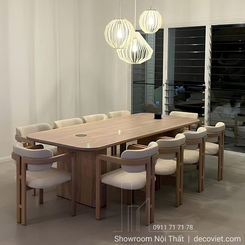 Bàn Ăn Gỗ 10 Ghế Hiện Đại 2843S