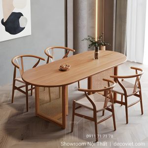 Bàn Ăn Gỗ Đẹp Hiện Đại 2673S