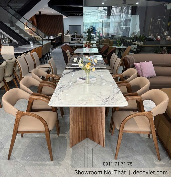 Bàn Ăn Gỗ Mặt Đá Hiện Đại 2927S