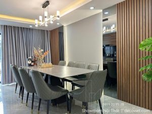 Bàn Ăn Kéo Dài 10 Ghế Hiện Đại 2652S