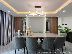 Bàn Ăn Kéo Dài 10 Ghế Hiện Đại 2652S