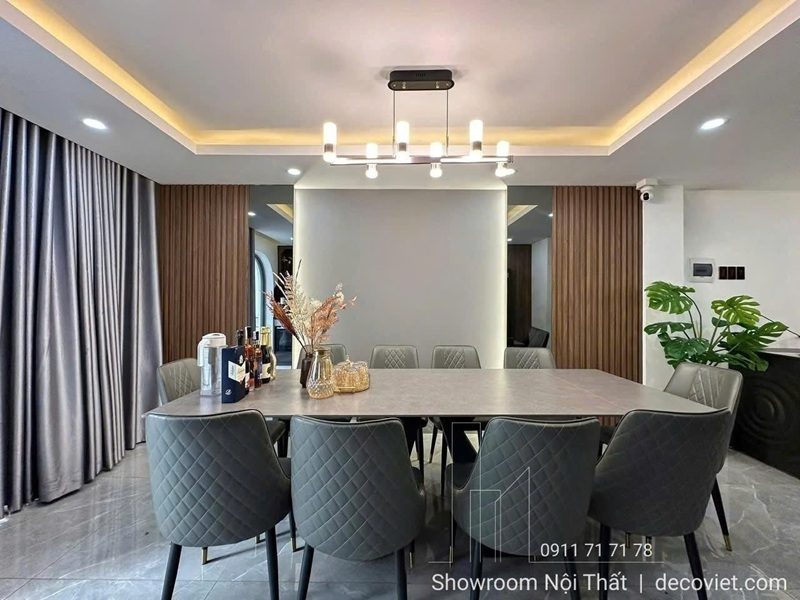 Bàn Ăn Kéo Dài 10 Ghế Hiện Đại 2652S