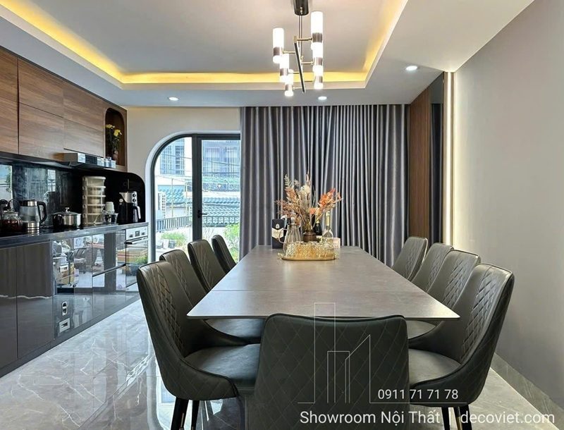 Bàn Ăn Kéo Dài 10 Ghế Hiện Đại 2652S