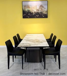 Bàn Ăn Kéo Dài Mặt Đá Hiện Đại 2521S