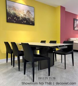 Bàn Ăn Kéo Dài Mặt Đá Hiện Đại 2521S