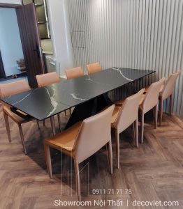 Bàn Ăn Kéo Dài Thông Minh 8 Ghế 2646S