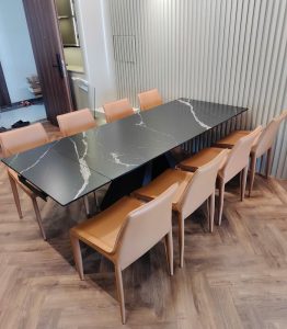 Bàn Ăn Kéo Dài Thông Minh 8 Ghế 2646S