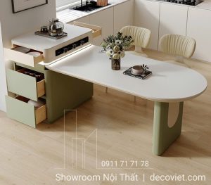 Bàn Ăn Kết Hợp Bàn Đảo Bếp 2379S
