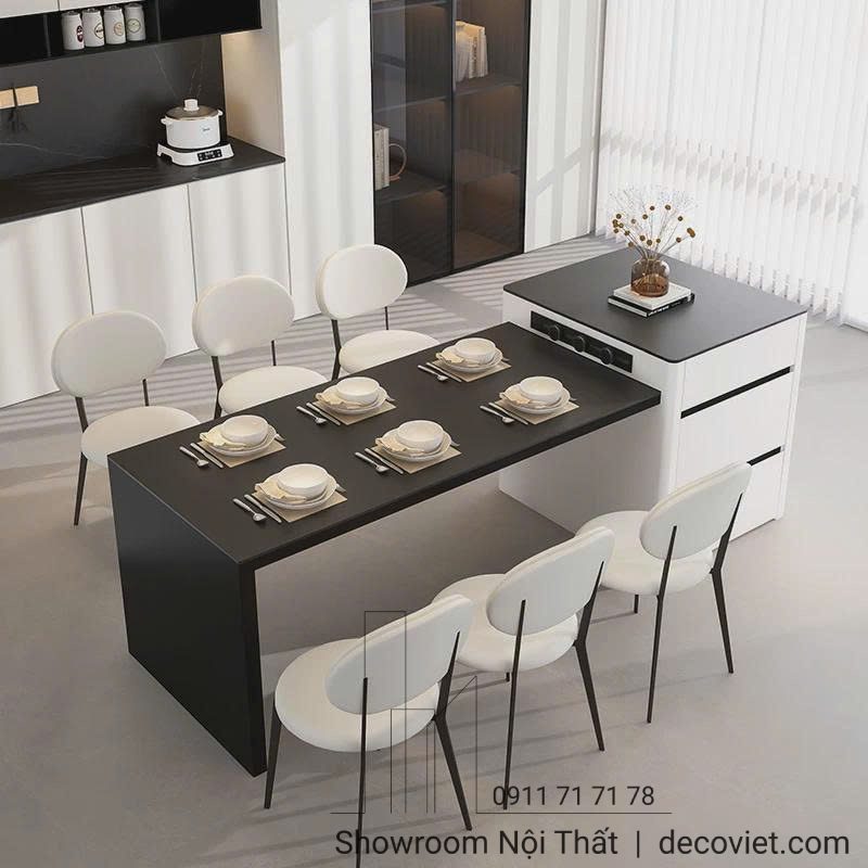 Bàn Ăn Kết Hợp Bàn Đảo Bếp 2449S