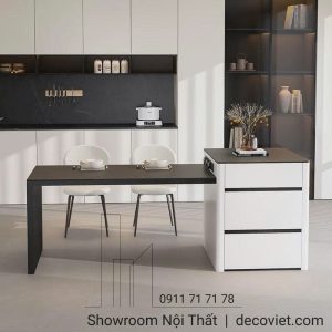 Bàn Ăn Kết Hợp Bàn Đảo Bếp 2449S