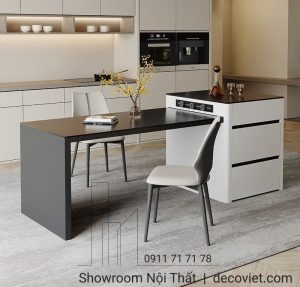 Bàn Ăn Kết Hợp Bàn Đảo Bếp 2449S