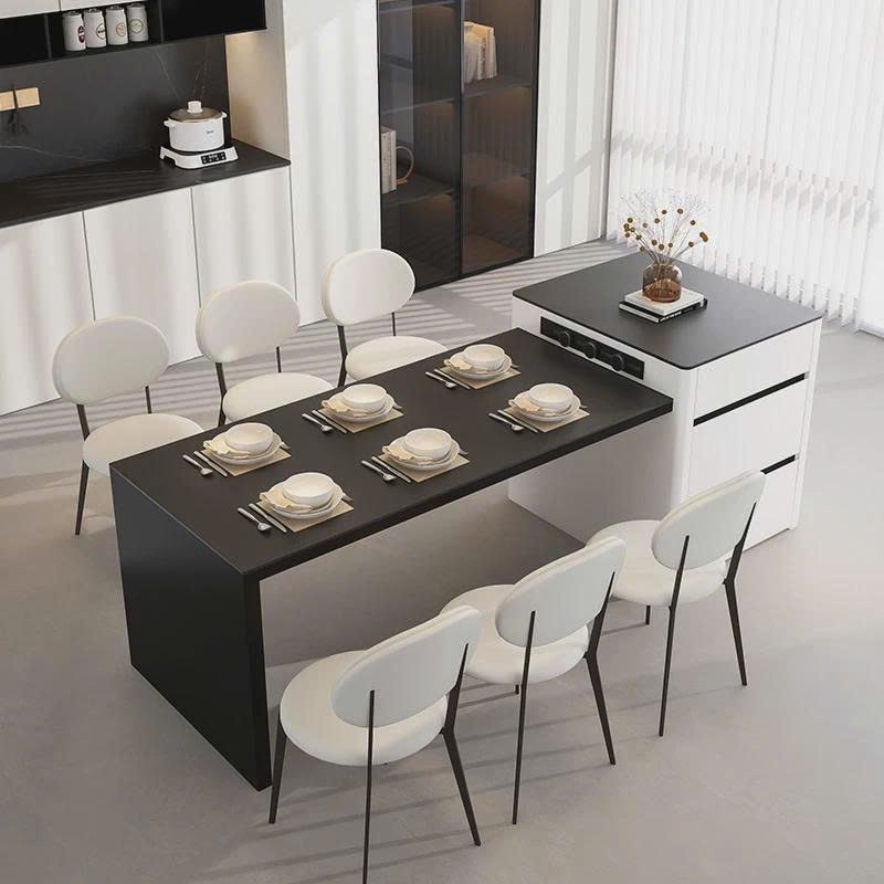 Bàn Ăn Kết Hợp Bàn Đảo Bếp 2449S