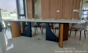 Bàn Ăn Mặt Đá 3m2 12 Ghế 2891S