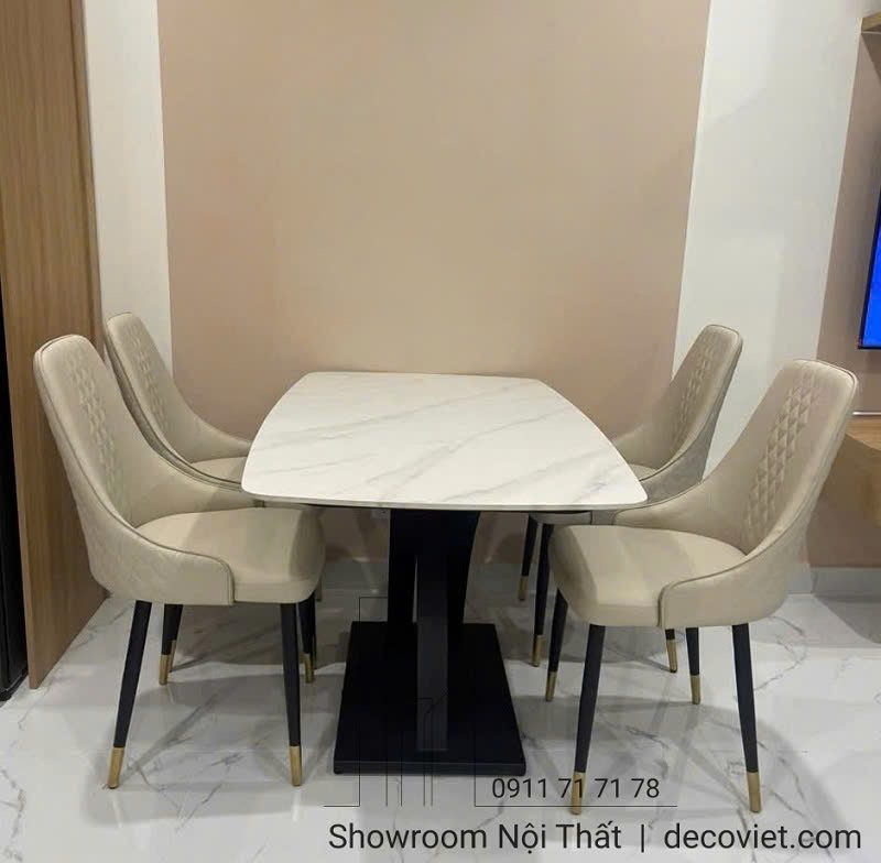 Bàn Ăn Mặt Đá 4 Ghế Giá Rẻ 2472S